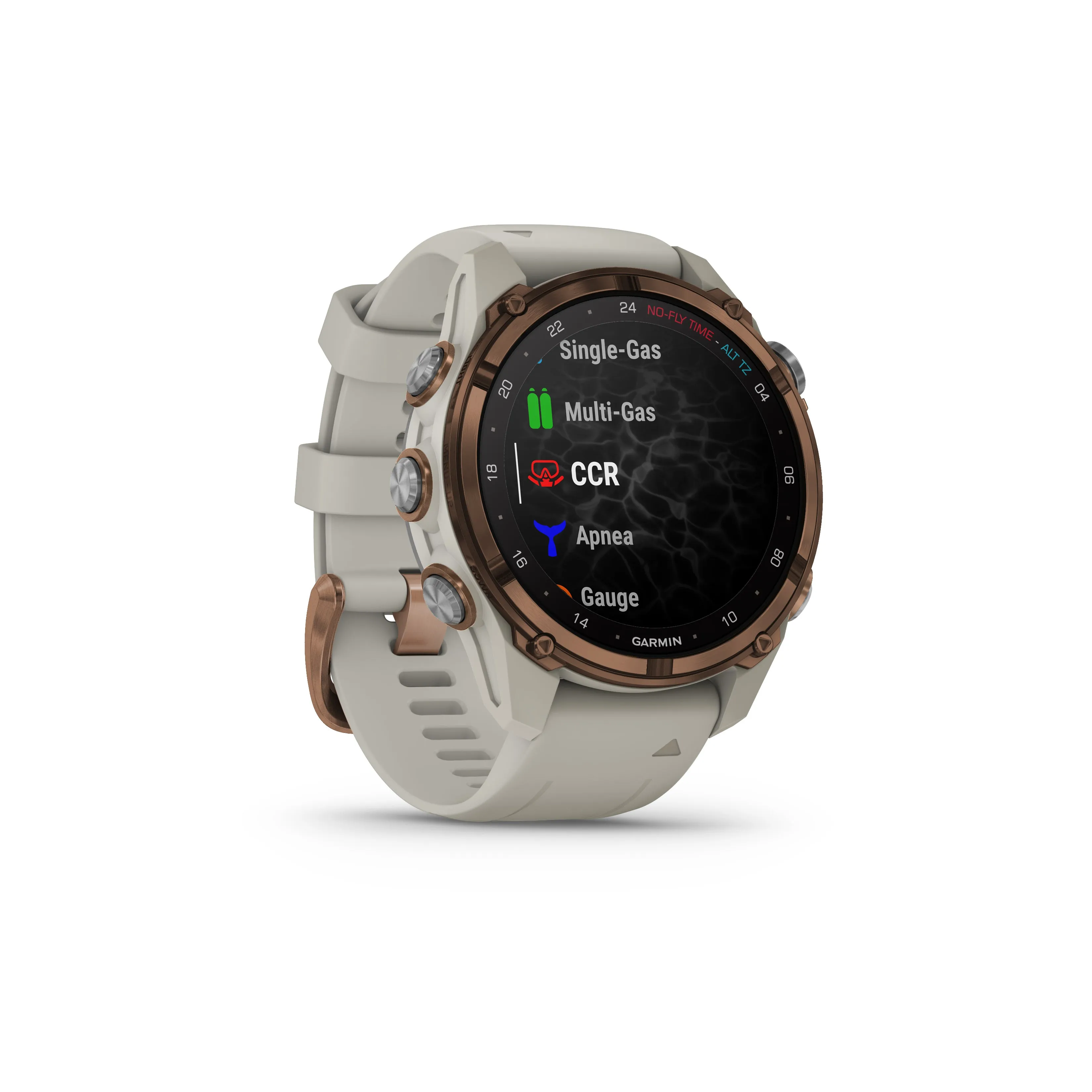 Garmin Descent Mk3i 43mm Dive Computer Bronze Titanium with French Gray Band