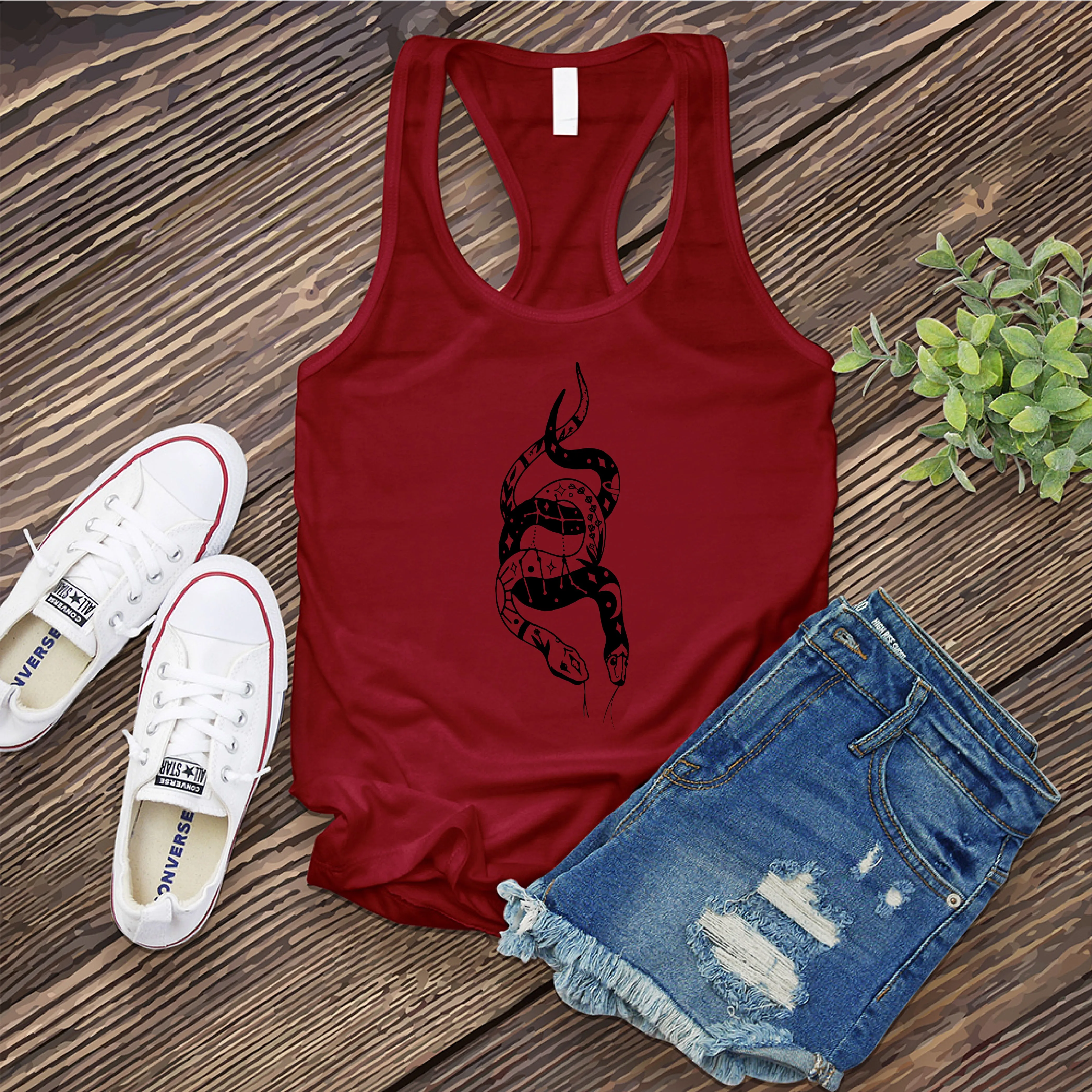 Gemini Snakes Women's Tank Top