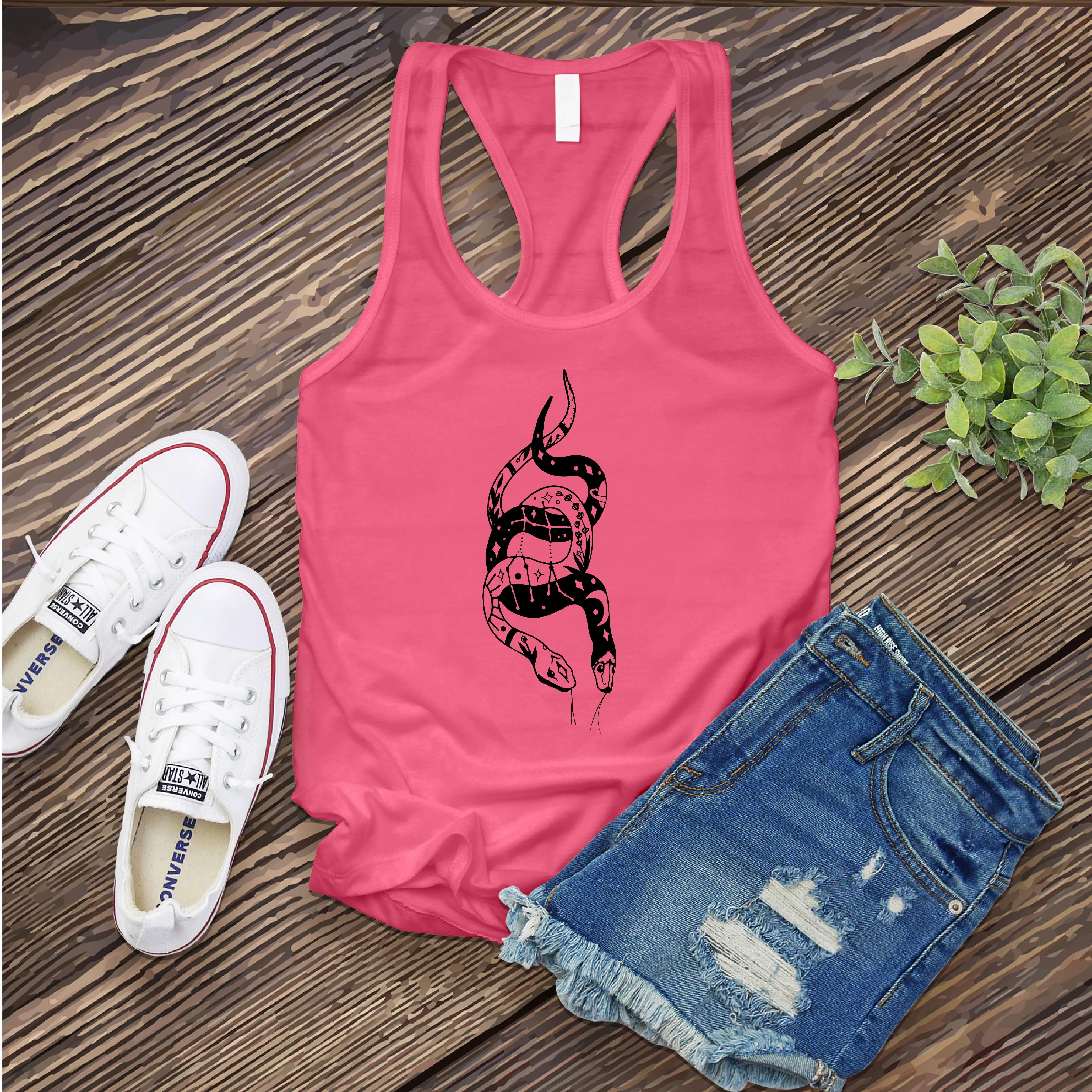 Gemini Snakes Women's Tank Top