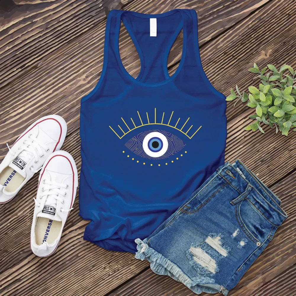 Golden Evil Eye Women's Tank Top