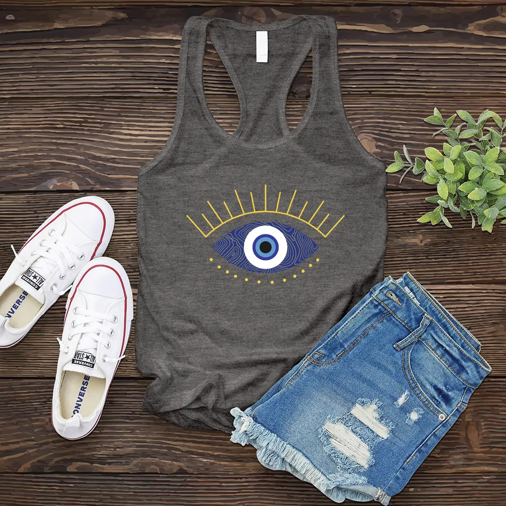 Golden Evil Eye Women's Tank Top