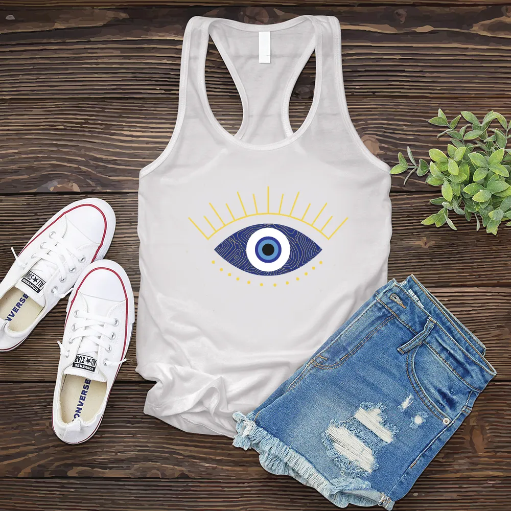 Golden Evil Eye Women's Tank Top