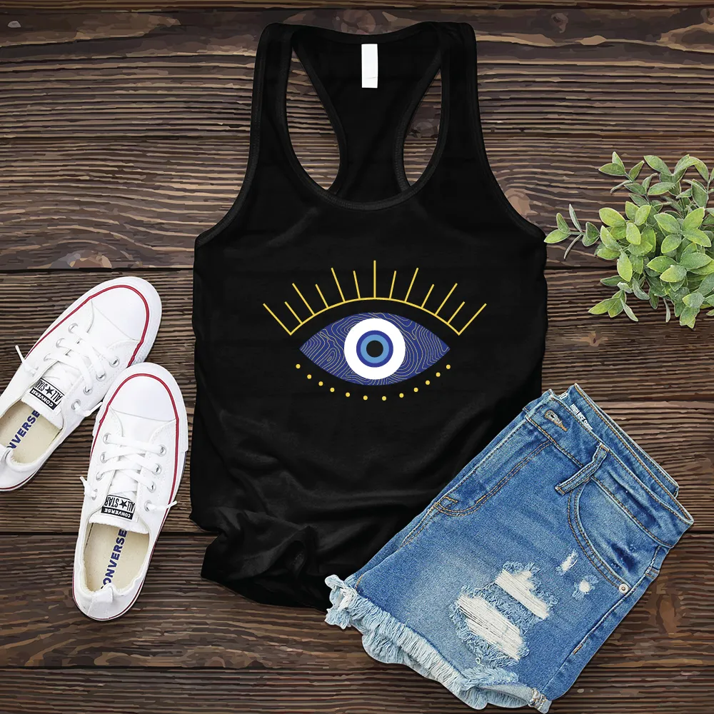 Golden Evil Eye Women's Tank Top