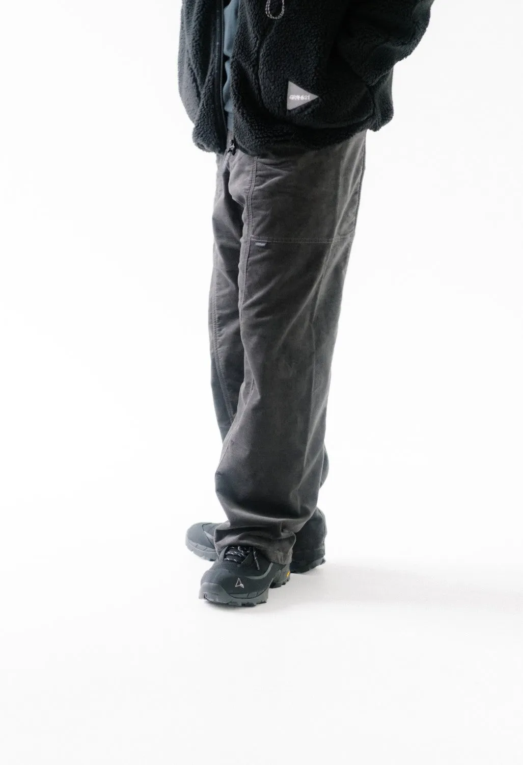 Gramicci x And Wander JQ Tape Corduroy Gadget Pant - CHARCOAL