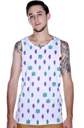 Grape 8 Bit Bud Tank Top