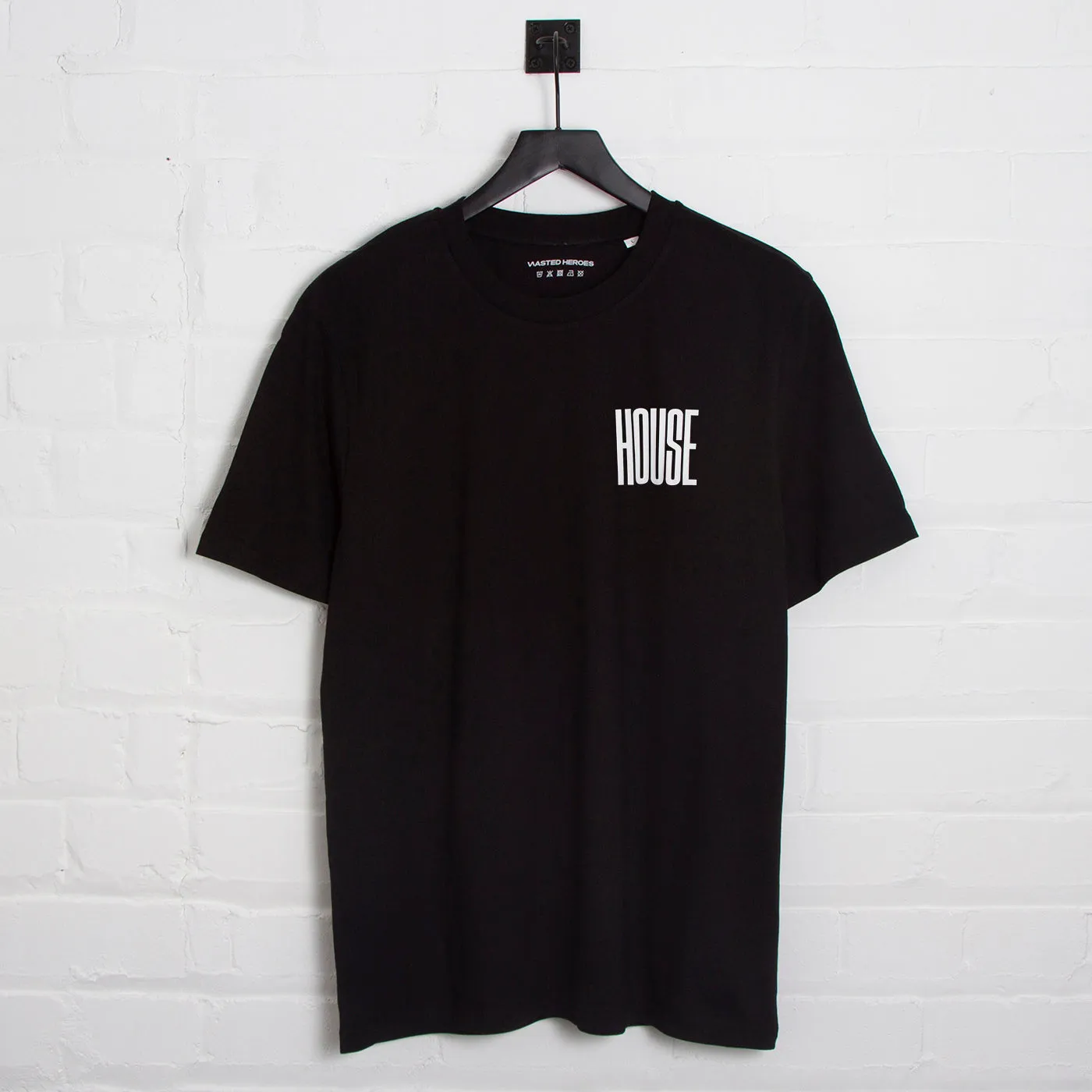 Higher House Back Print - Tshirt - Black