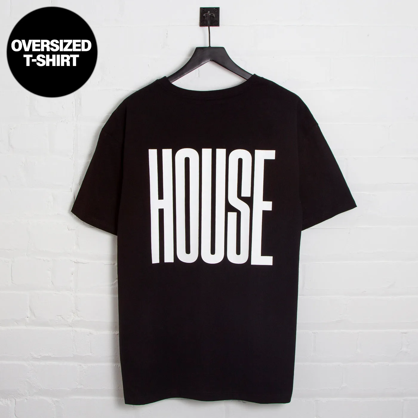 Higher House Back Print - Tshirt - Black