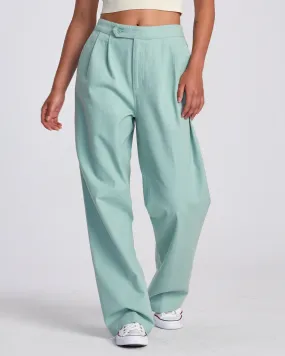 Hudson Wide Leg Pants - Green Haze