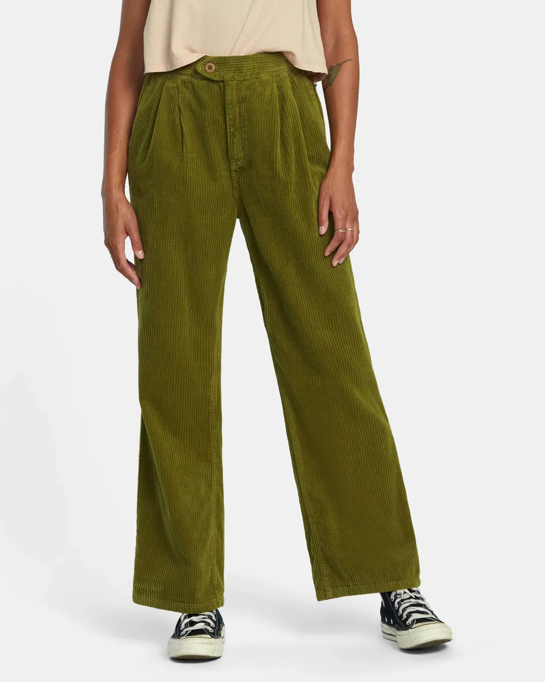 Hudson Wide Leg Pants - Monstera