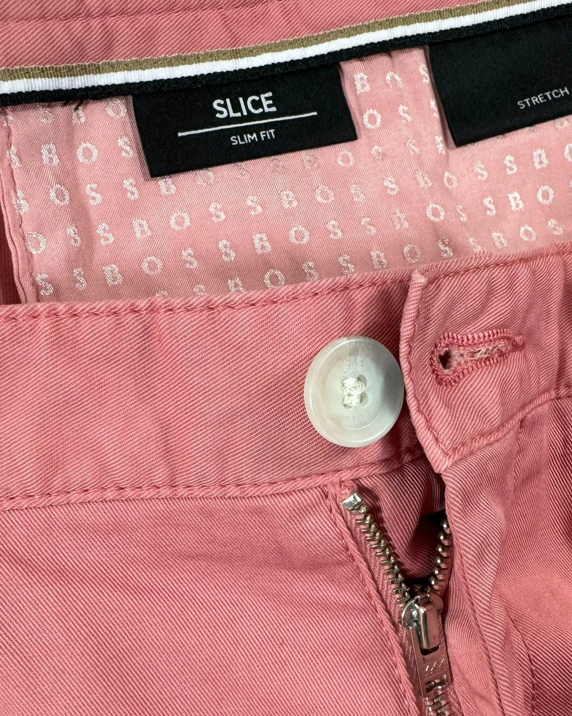 Hugo Boss Shorts Slim Fit Pink EU 48/ 32 SALE