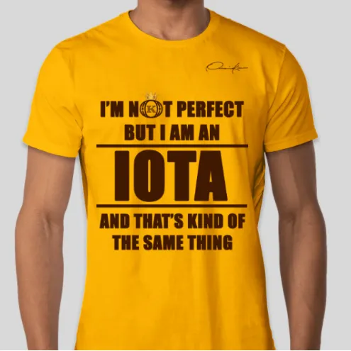 I'm Not Perfect But I Am An Iota T-Shirt