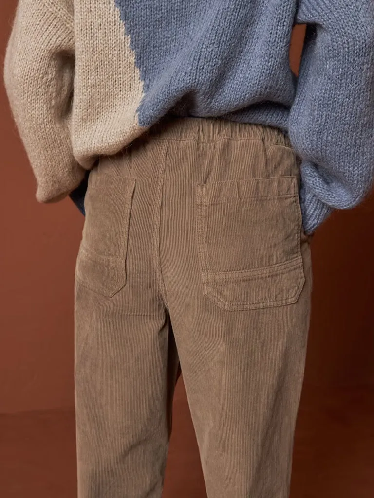 Indi & Cold Cord Trousers in Cement