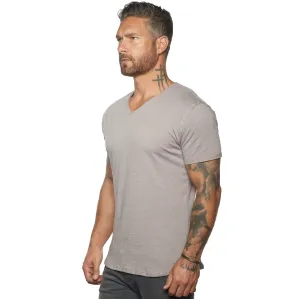 Isla V Neck Slub SLIM Fit Supima Tee [Made in USA]