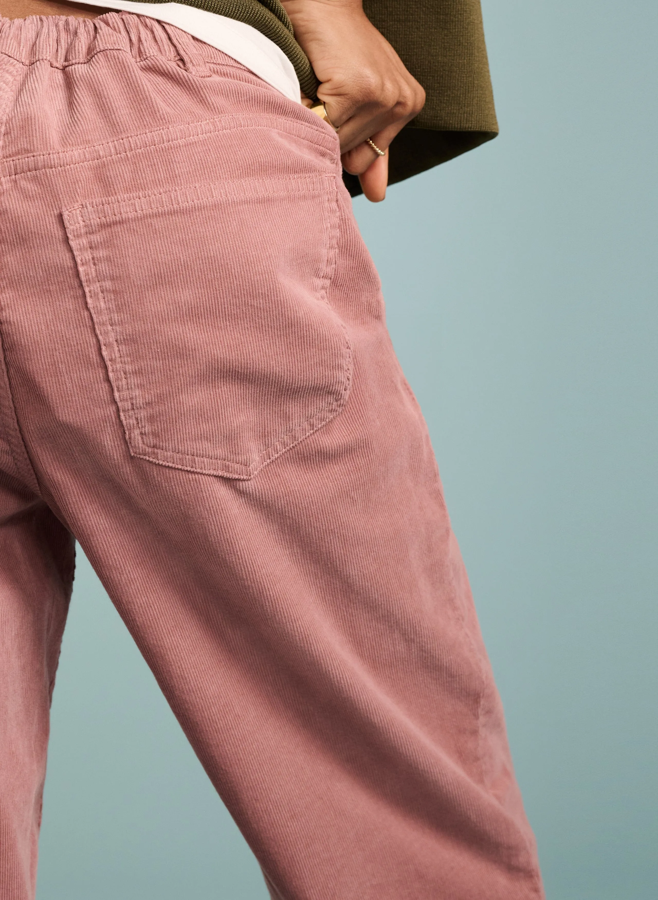 Jura Organic Cotton Trousers | Pink