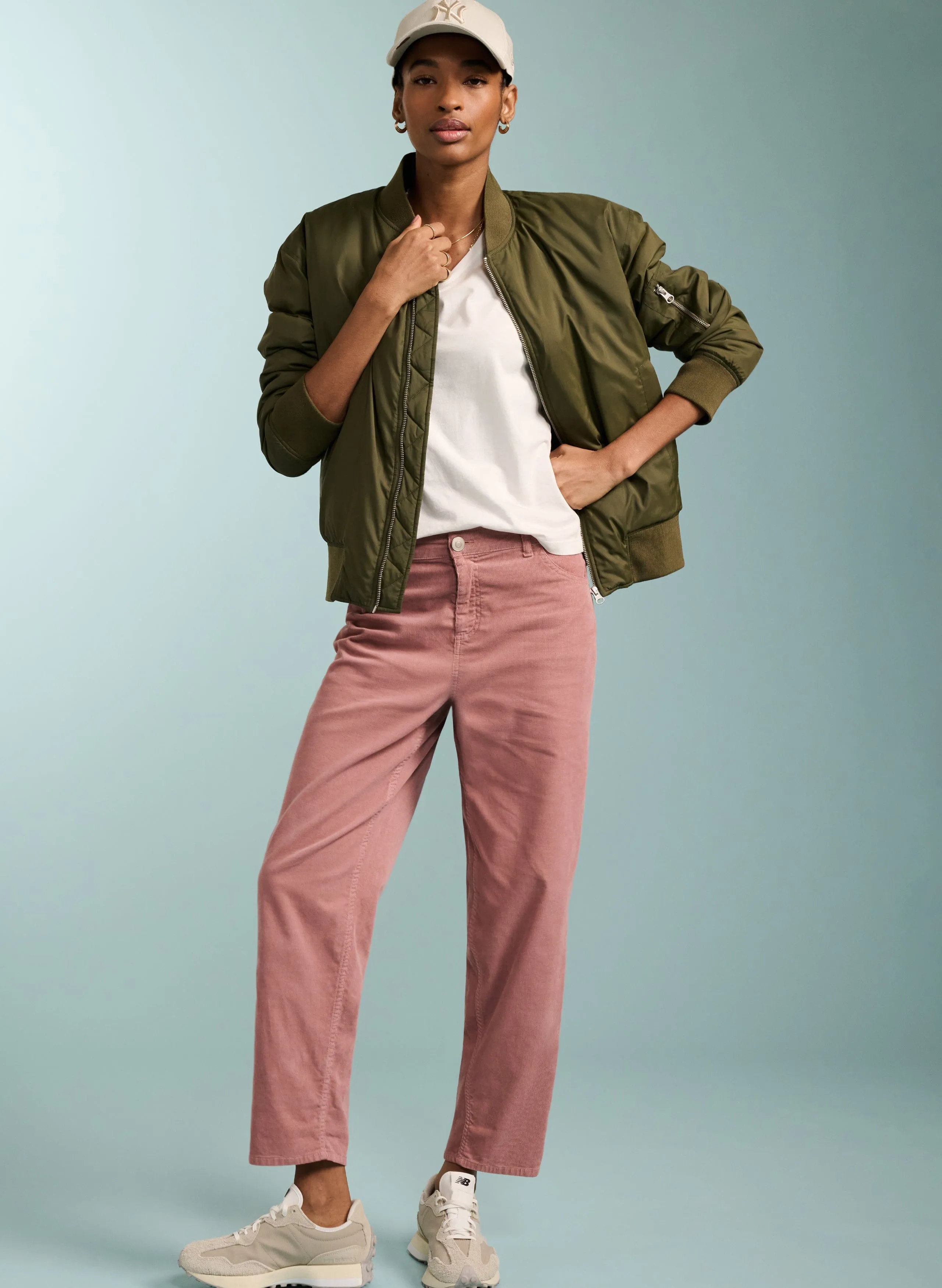 Jura Organic Cotton Trousers | Pink