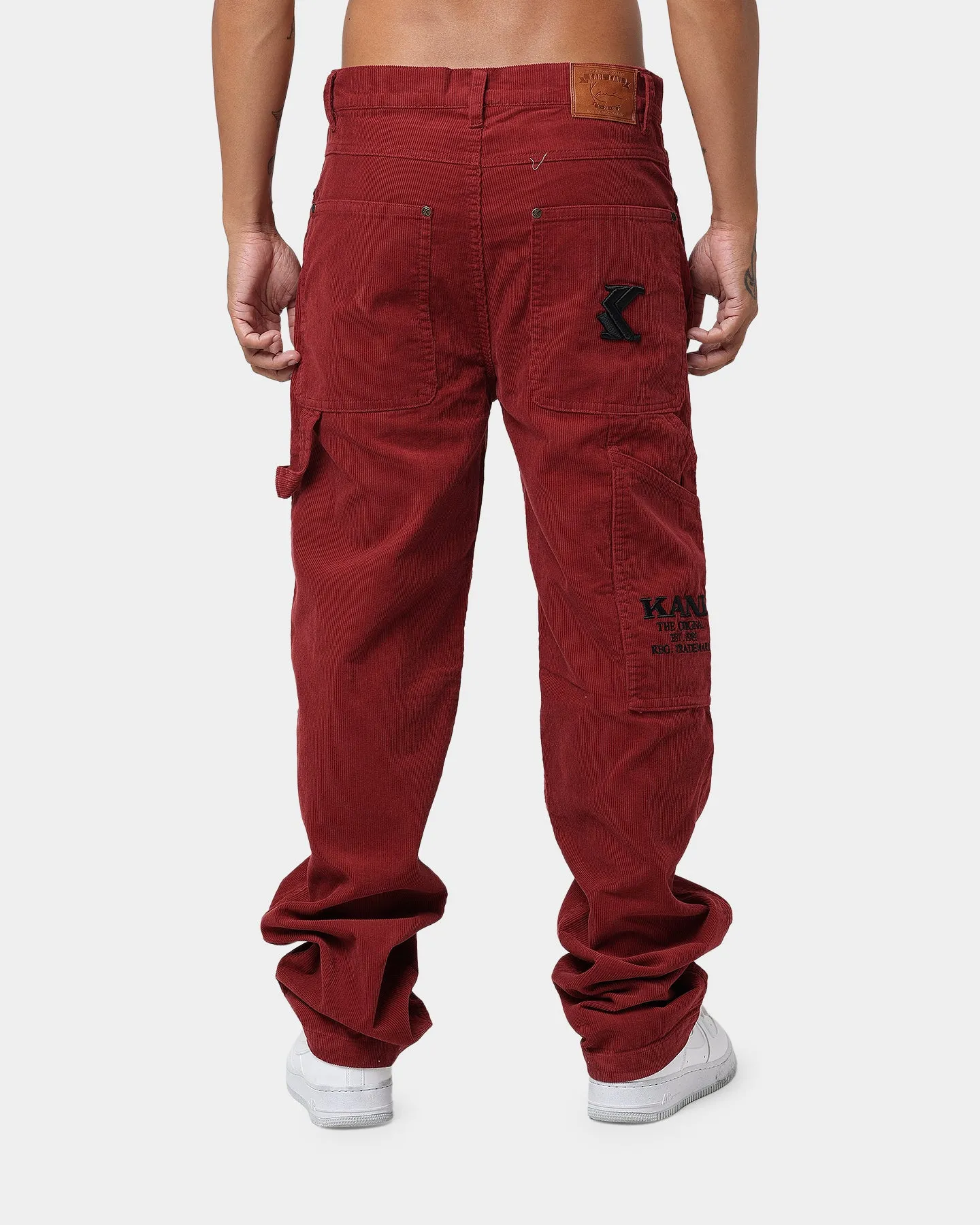 Karl Kani OG Corduroy Pants Dark Red