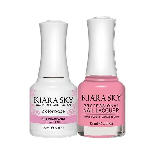 Kiara Sky Classic Gel & Polish Duo - #565 Pink Champagne