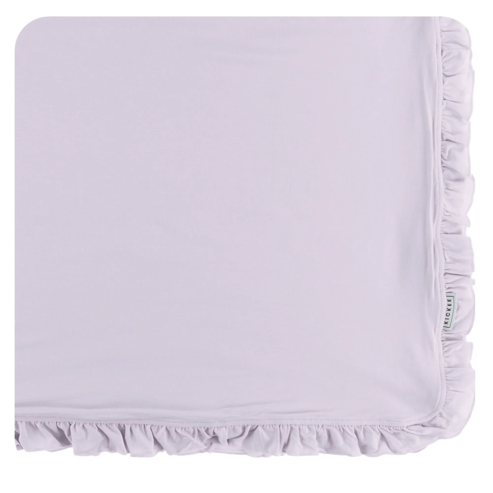 KicKee Pants Solid Ruffle Toddler Blanket