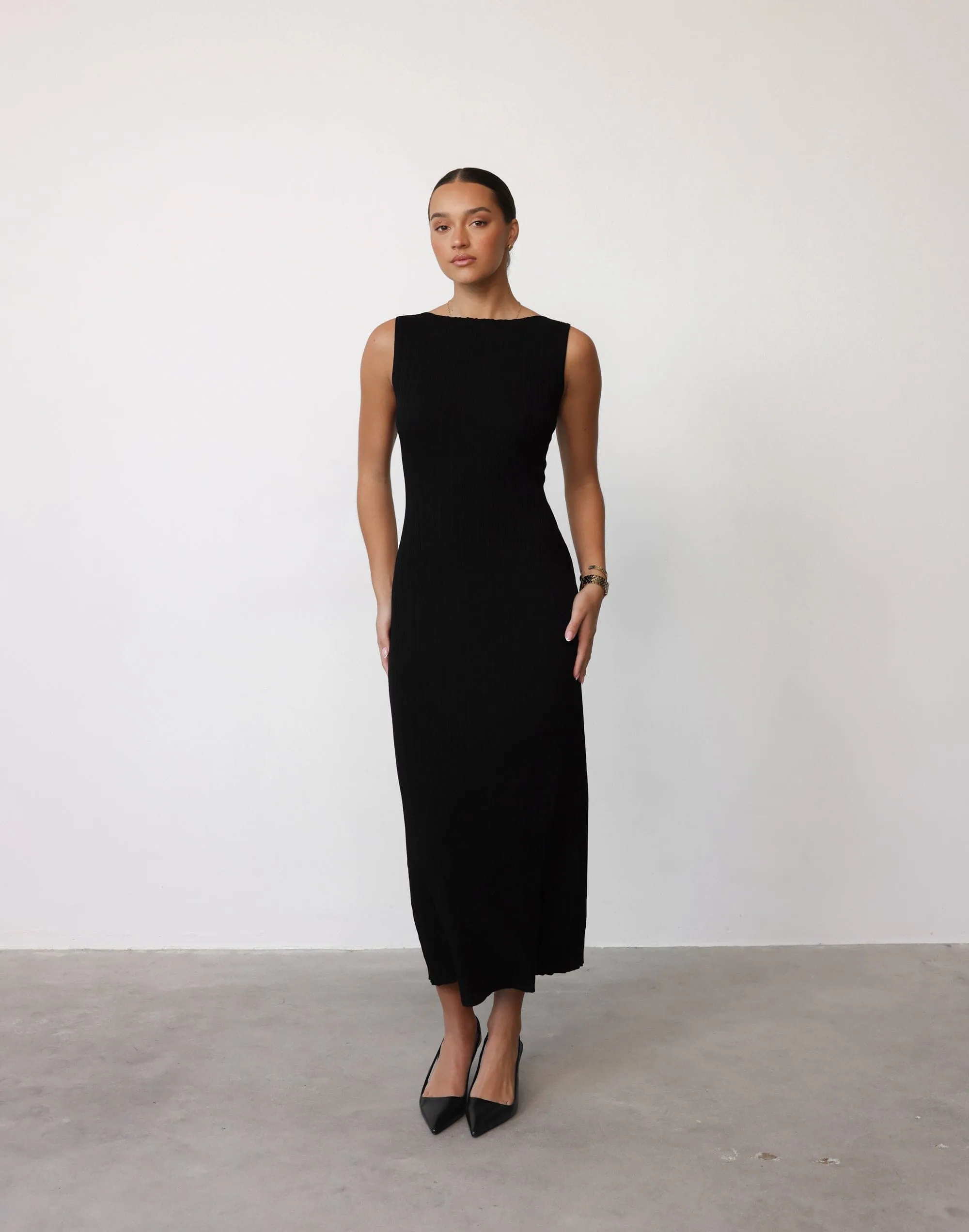 Kienna Maxi Dress (Black)