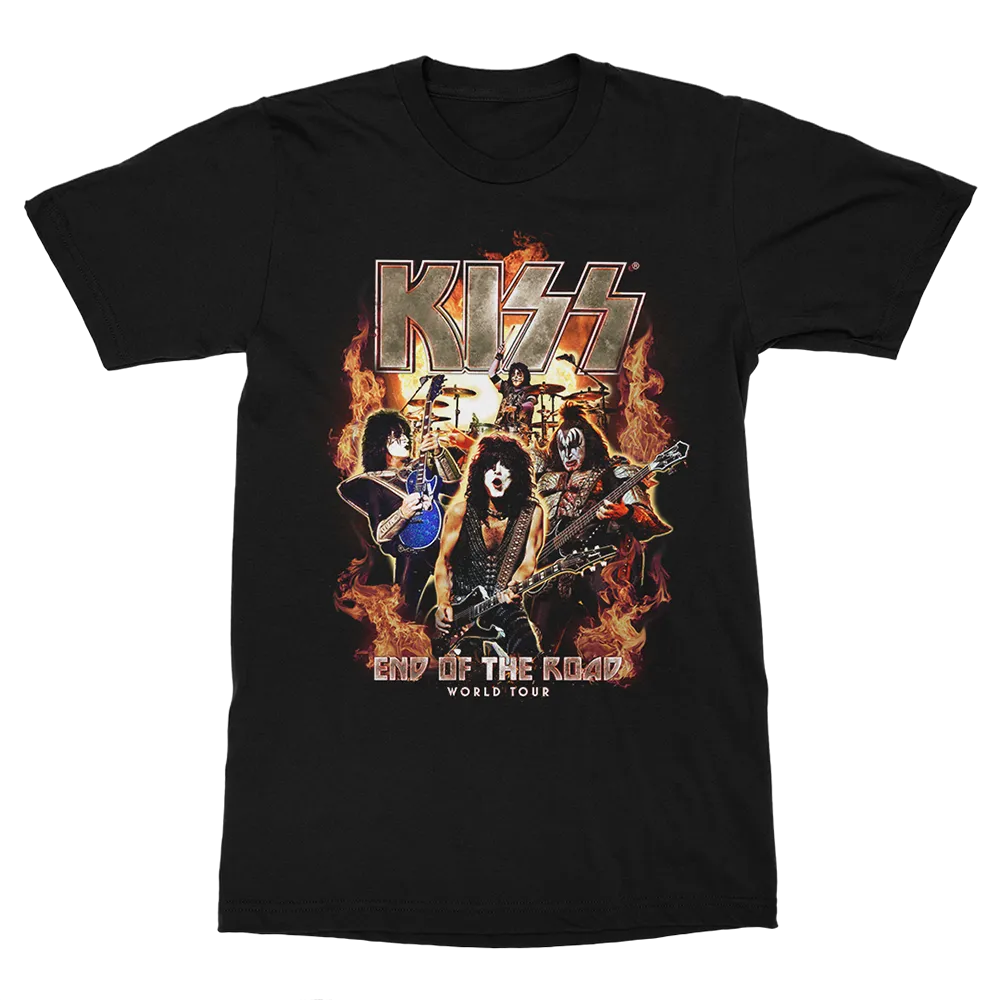 KISS On Fire T-Shirt