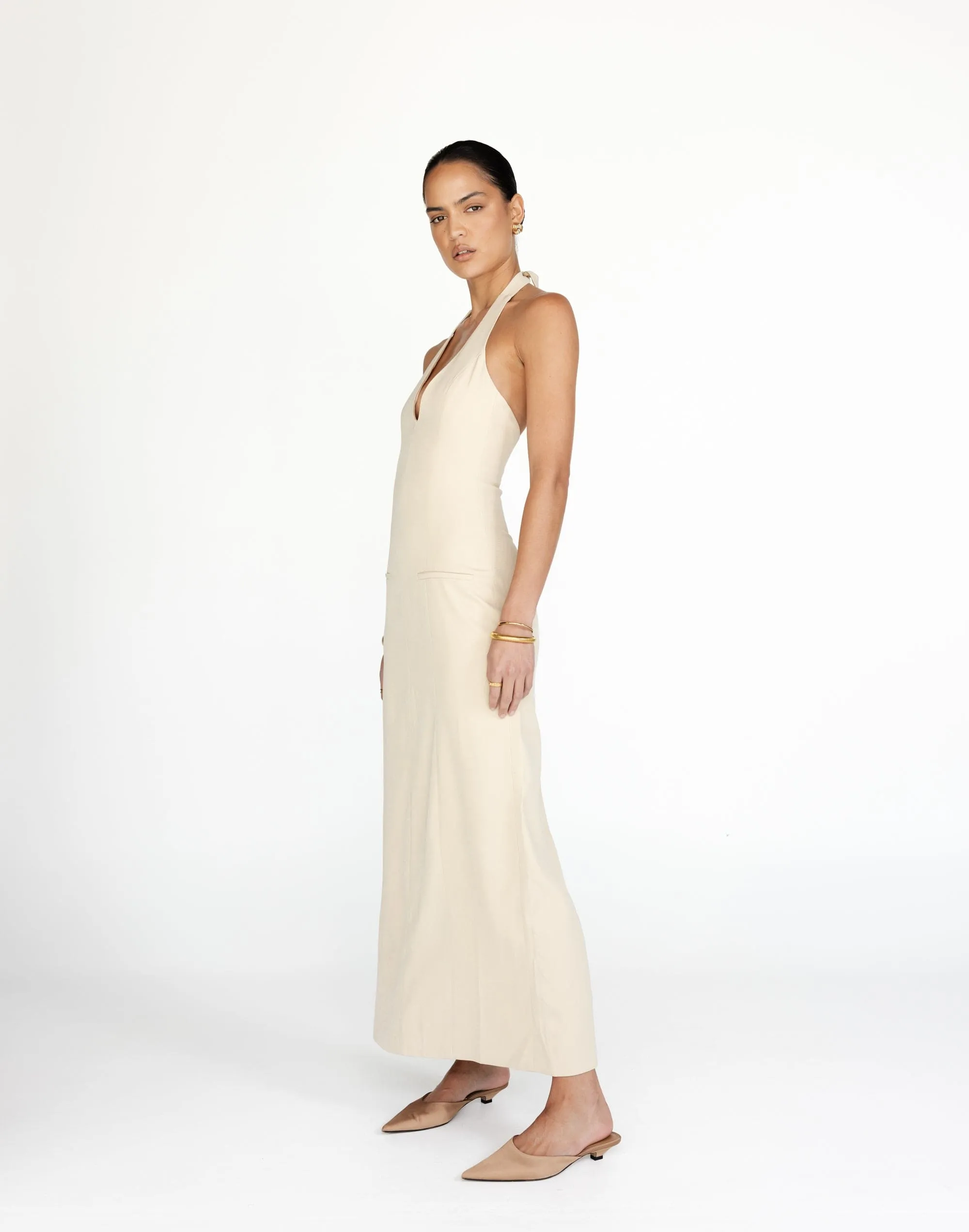 Kit Maxi Dress (Sandstone)