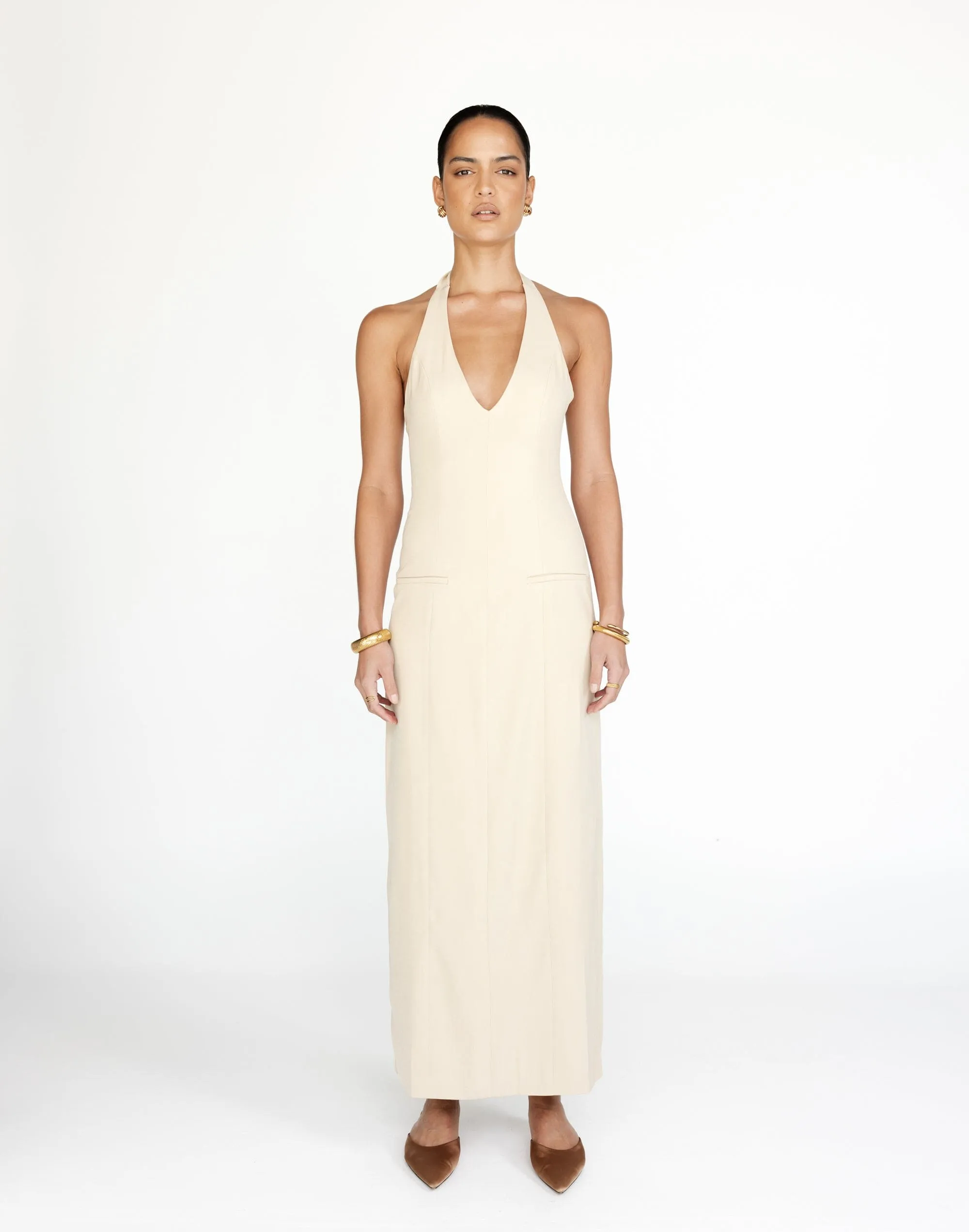 Kit Maxi Dress (Sandstone)