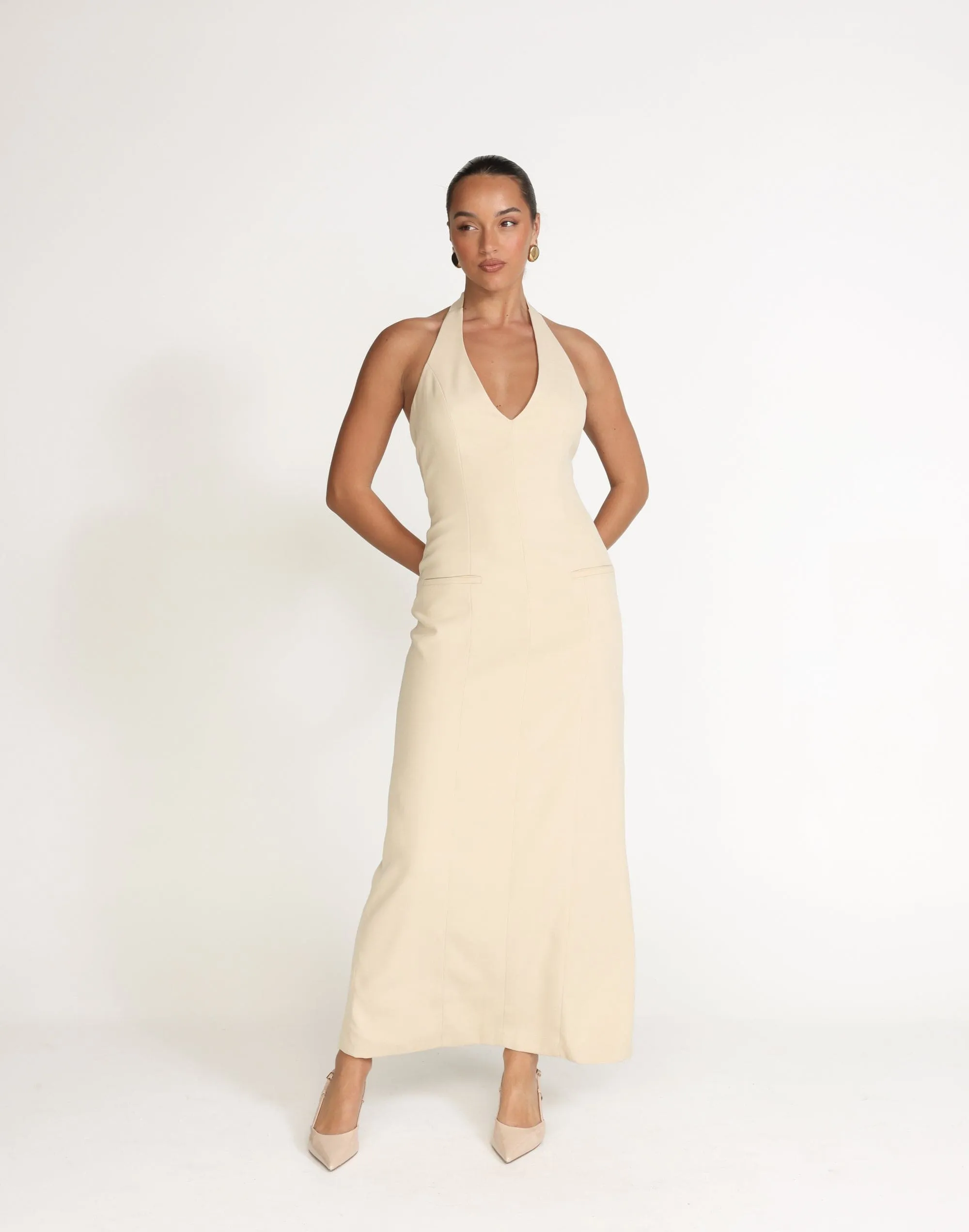 Kit Maxi Dress (Sandstone)