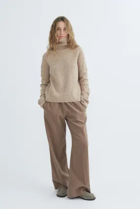 Line Pants - Mini Corduroy - Camel