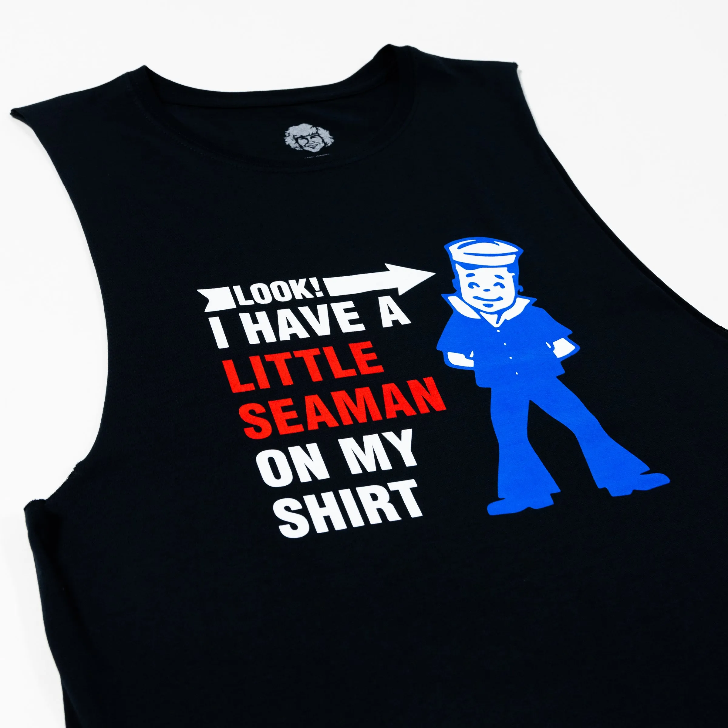 Little Seaman Navy Sleeveless Tank