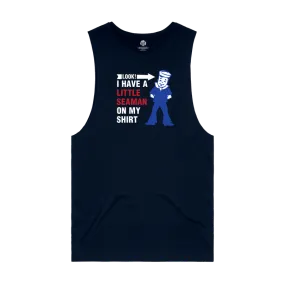 Little Seaman Navy Sleeveless Tank