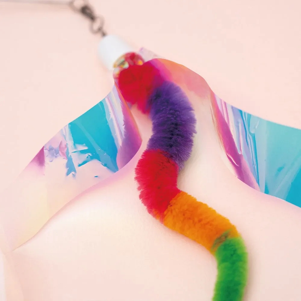 Long Stick Rainbow Snake Cat Teaser