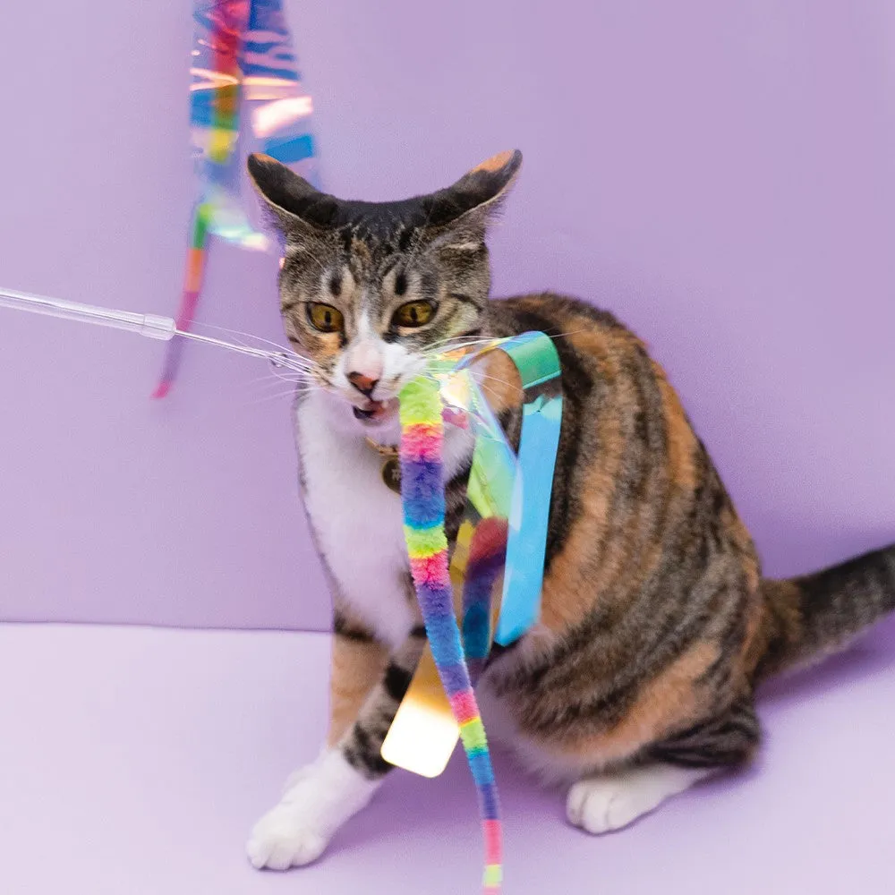 Long Stick Rainbow Snake Cat Teaser