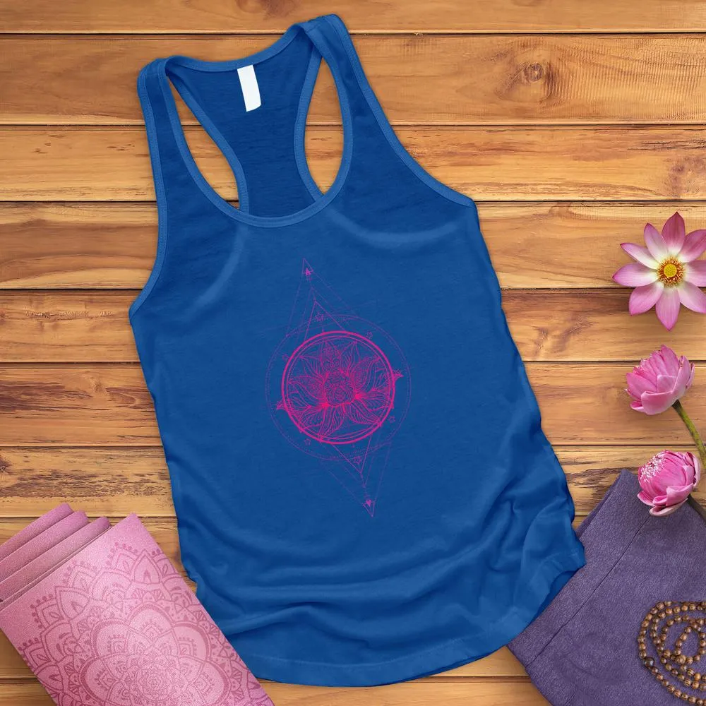 Lotus Flower Triangle Tank Top