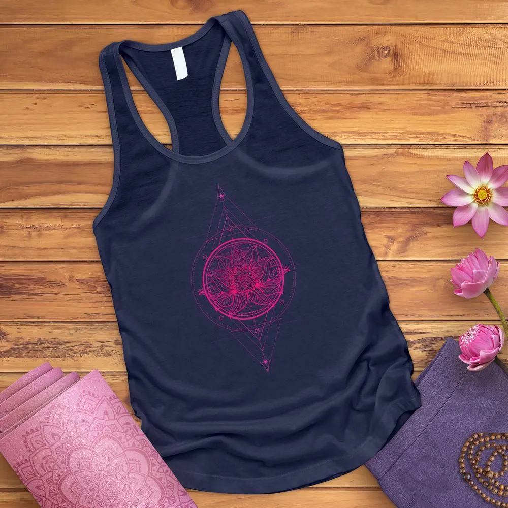 Lotus Flower Triangle Tank Top