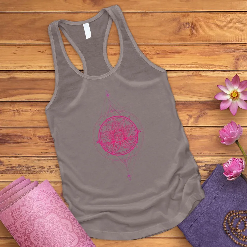 Lotus Flower Triangle Tank Top