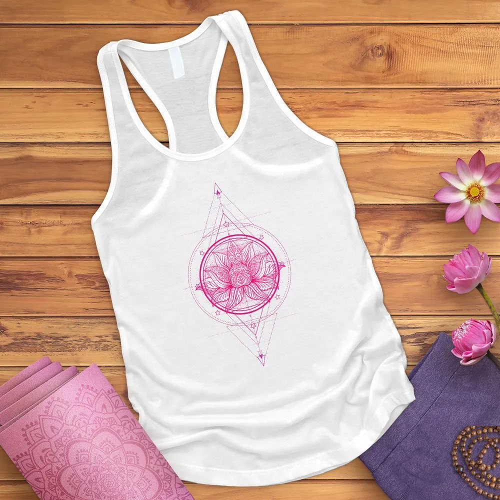 Lotus Flower Triangle Tank Top