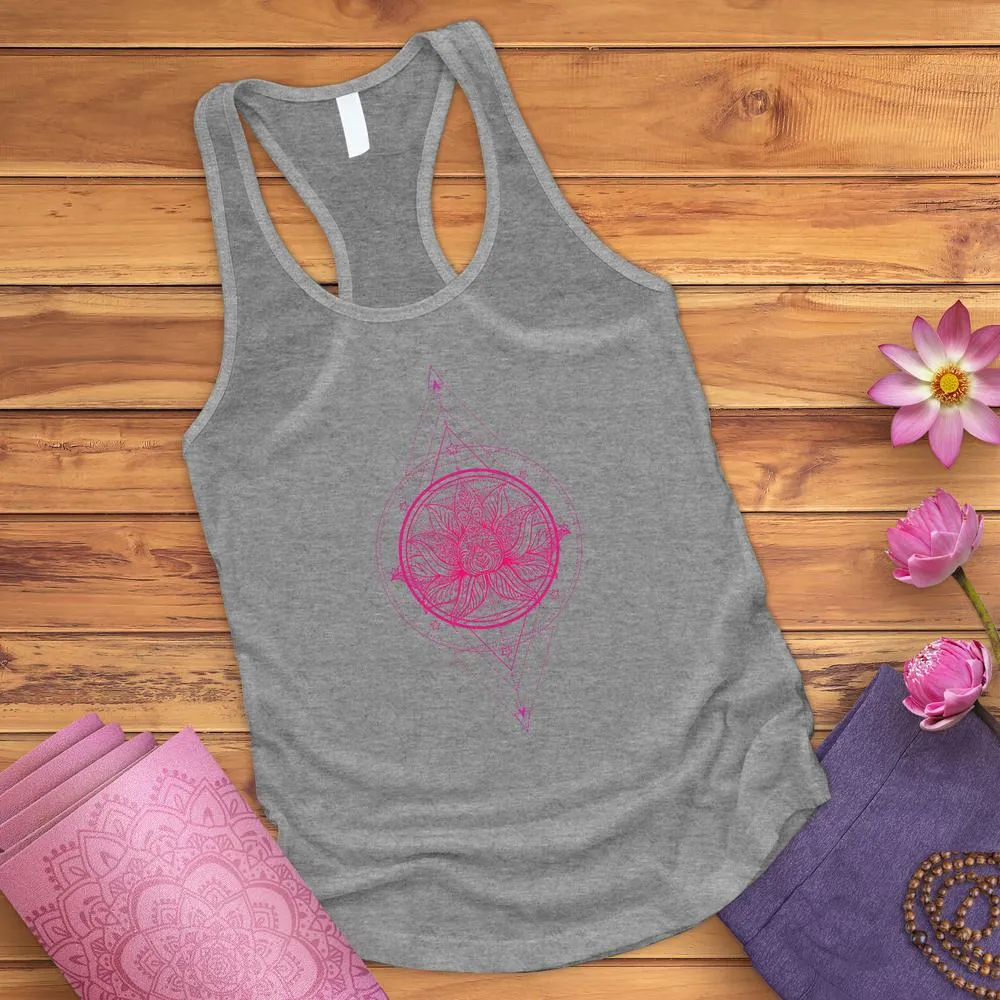 Lotus Flower Triangle Tank Top