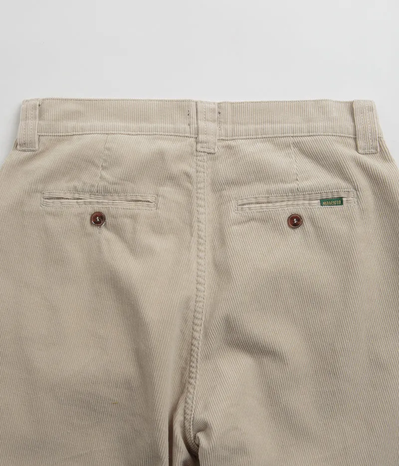 Magenta OG Cord Chino Pants - Cement