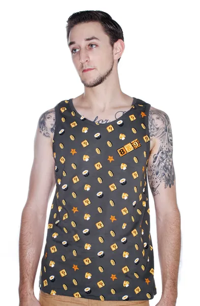 Mario Bros Power Up Tank Top