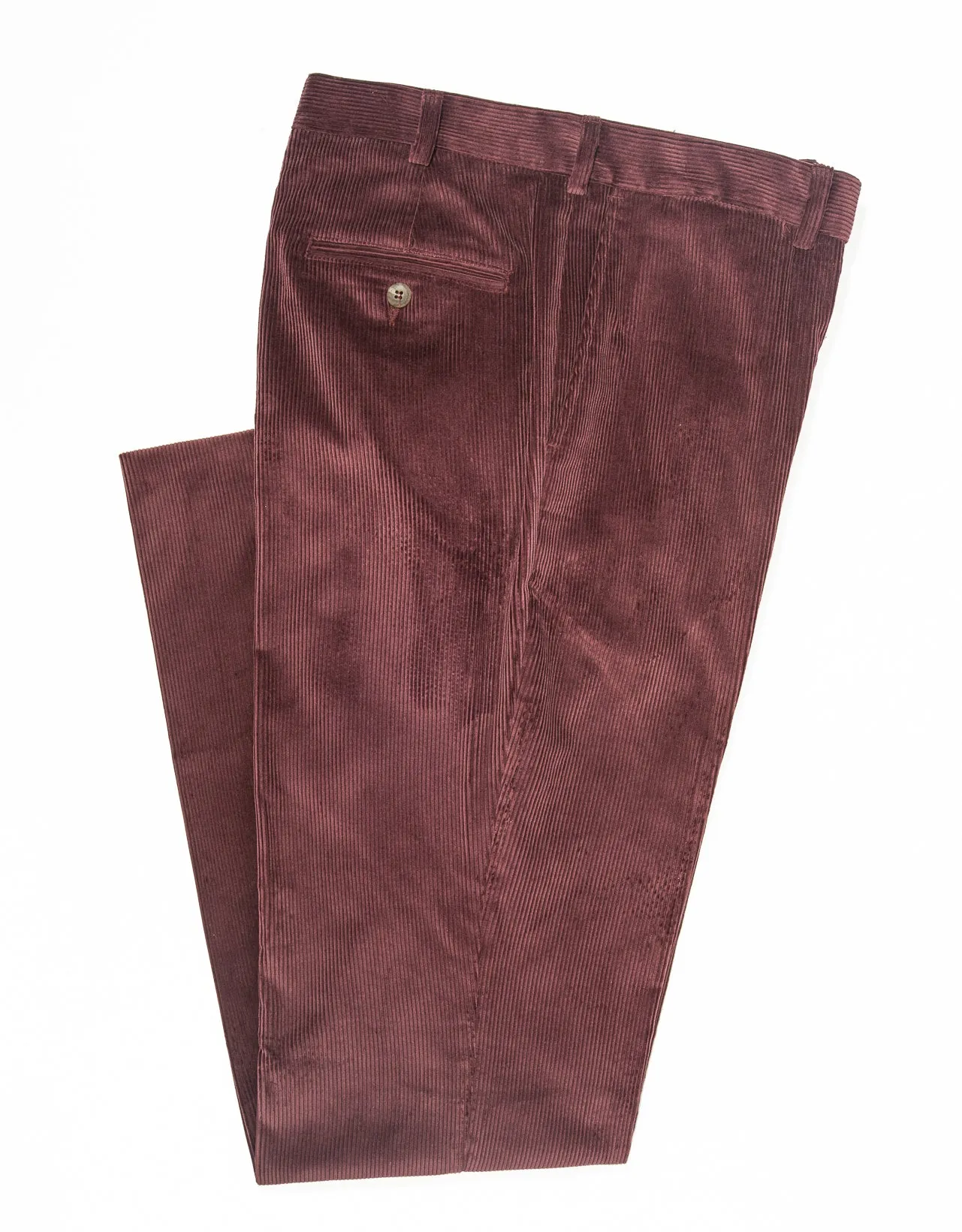 MAROON CORDUROY PANTS