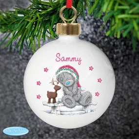 Me to You - Personalised Christmas Reindeer Bauble