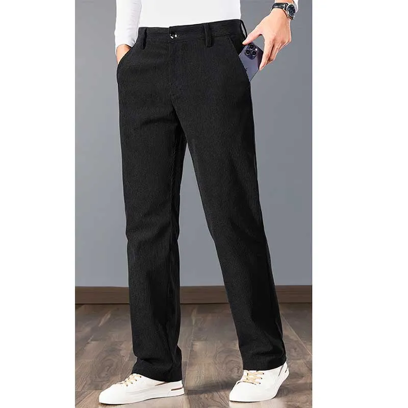 Men's Corduroy Loose Straight Pants