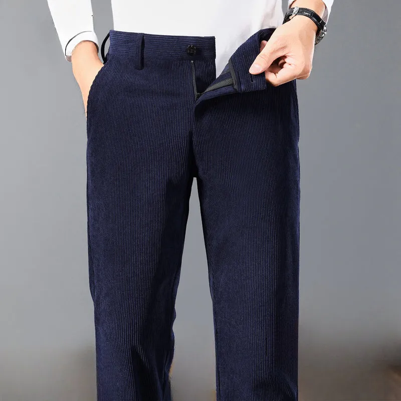 Men's Corduroy Loose Straight Pants