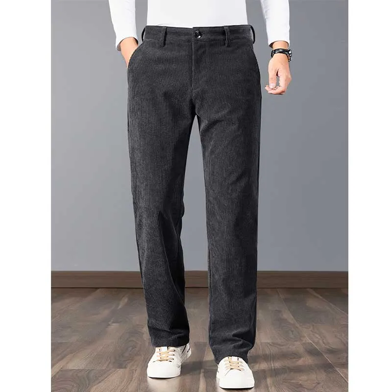 Men's Corduroy Loose Straight Pants