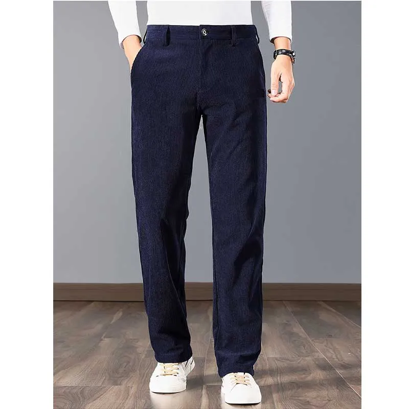 Men's Corduroy Loose Straight Pants