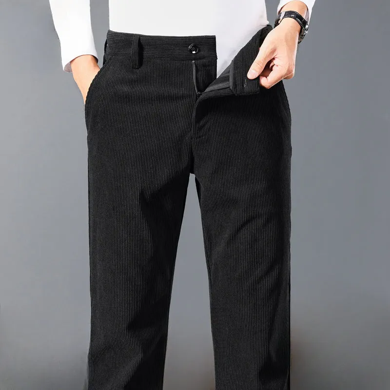 Men's Corduroy Loose Straight Pants