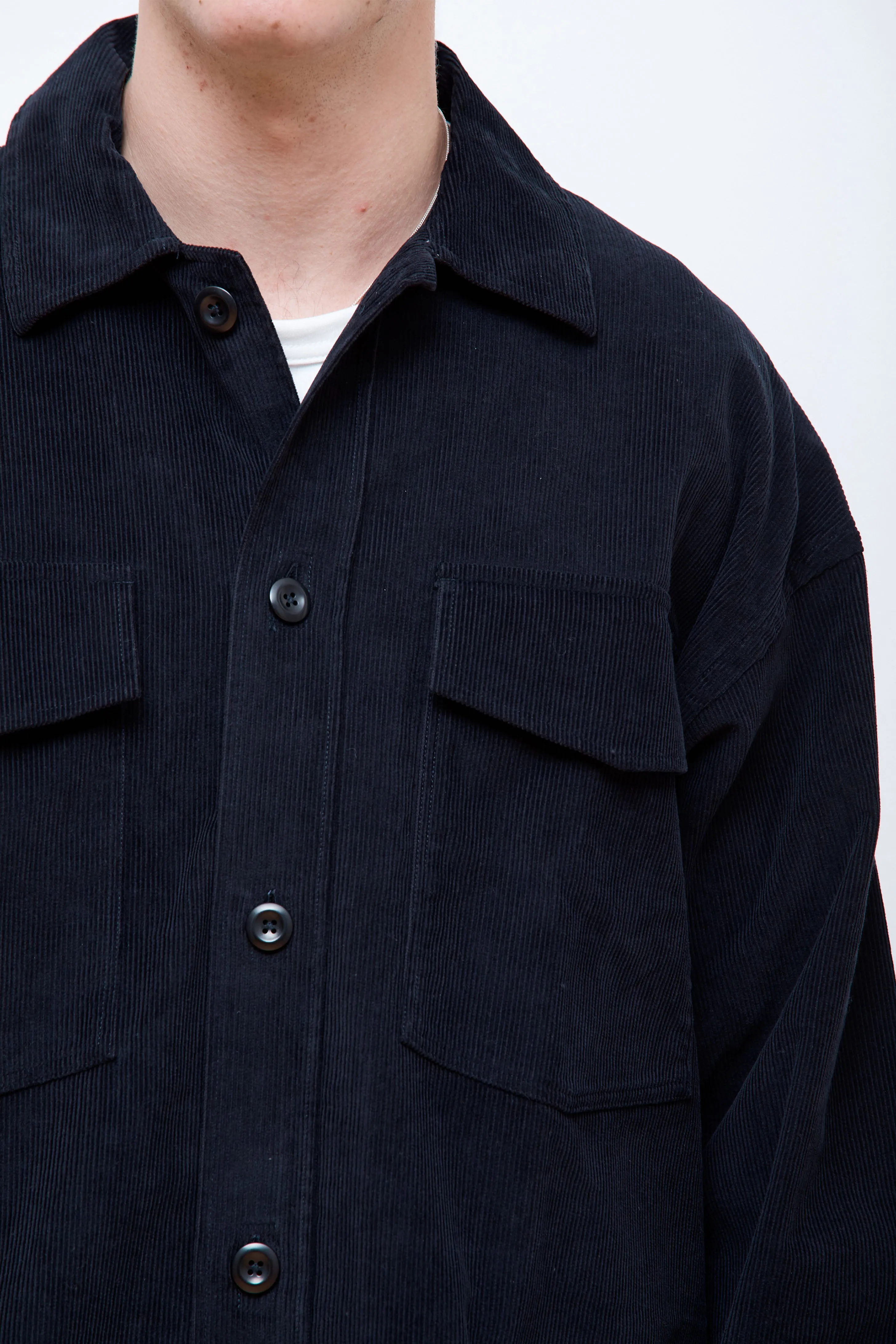 MHL Long Overshirt Black