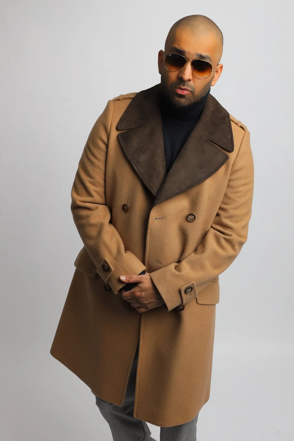 Mujae Tan Brasco Wool Coat