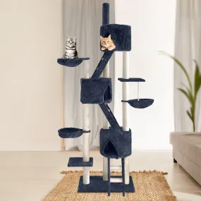 Multi-Level Giant Cat Tree with Sisal Posts, Plush Cover - i.Pet