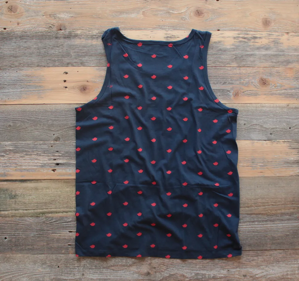 Navy Brain Matter Tank Top